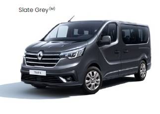 Image showing the new 2021 Slate Grey Metallic Trafic Colour