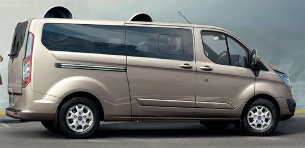 Ford Tourneo Titanium in tectonic silver metallic paint