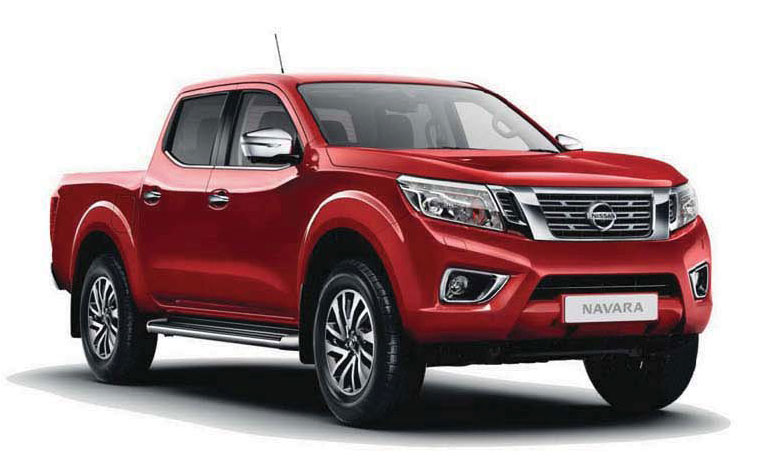 Image of a Nissan Navara N-Connecta in Red